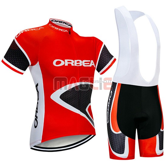 Maglia Orbea Manica Corta 2019 Rosso Nero