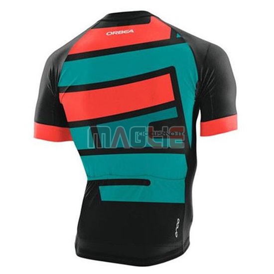 Maglia Orbea Manica Corta 2020 Nero Arancione Verde