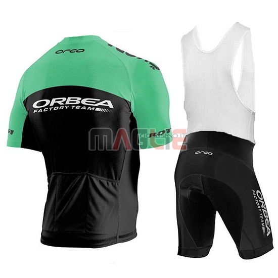 Maglia Orbea Factory Manica Corta 2018 Nero Verde