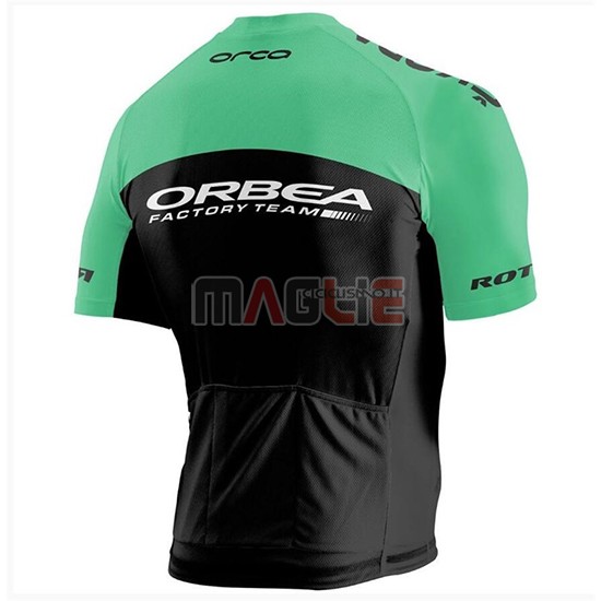 Maglia Orbea Factory Manica Corta 2018 Nero Verde