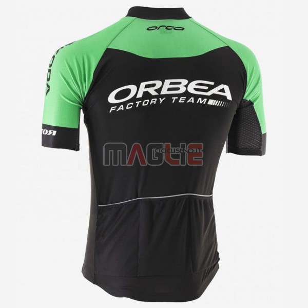 Maglia Orbea Manica Corta 2017 Nero e Verde