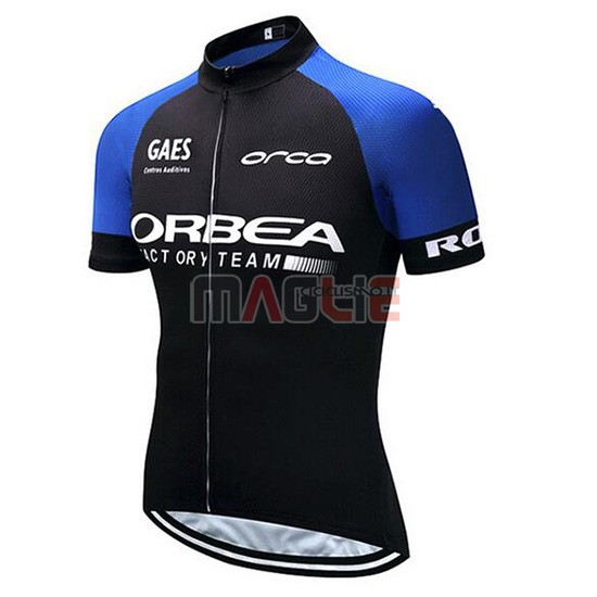 Maglia Orbea Manica Corta 2018 Nero e Blu