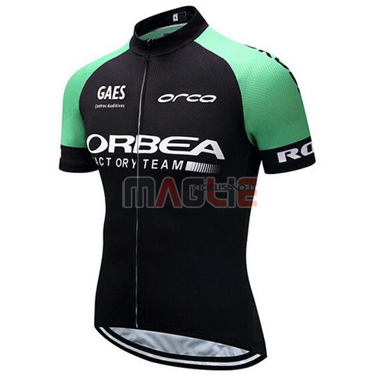 Maglia Orbea Manica Corta 2018 Nero e Verde