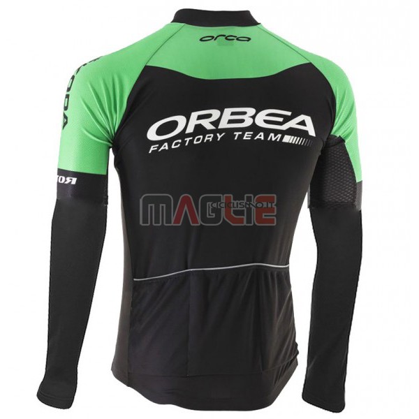 Maglia Orbea Manica Lunga 2017 Nero e Verde