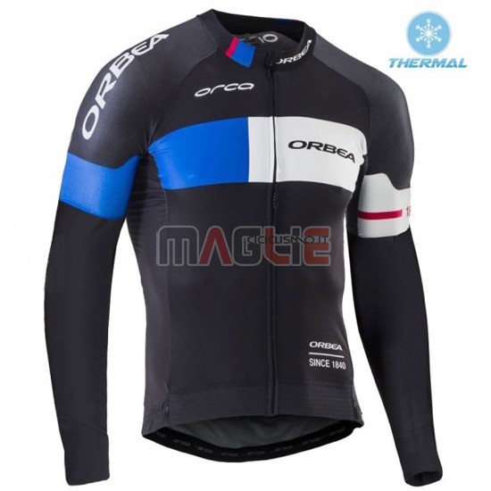 Maglia Orbea manica lunga 2017 nero e blu