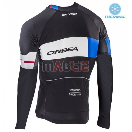 Maglia Orbea manica lunga 2017 nero e blu