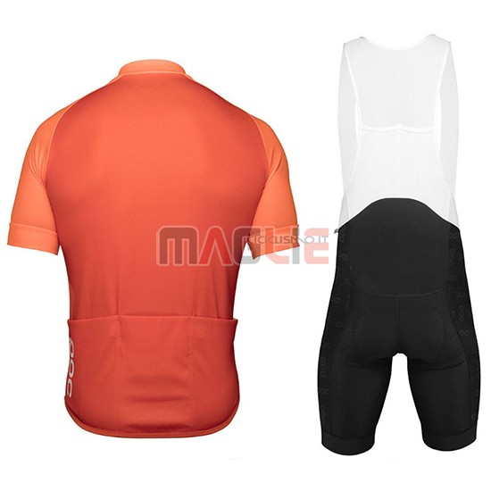 2018 Maglia POC Manica Corta Arancione