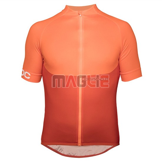 2018 Maglia POC Manica Corta Arancione