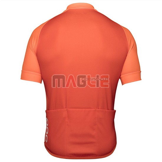 2018 Maglia POC Manica Corta Arancione