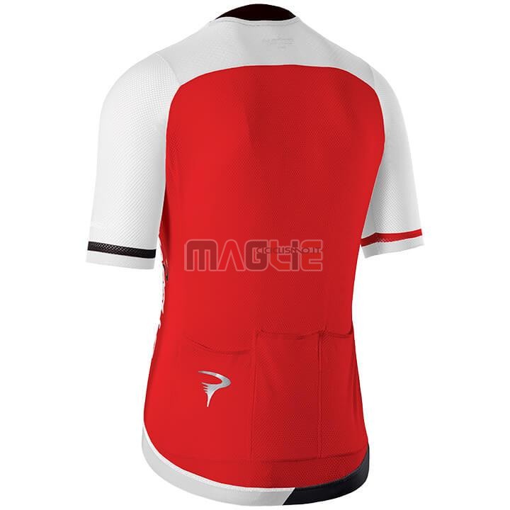 Maglia Pinarello Manica Corta 2020 Rosso Bianco