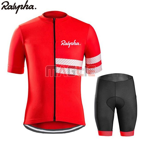 Maglia Ralph Manica Corta 2019 Rosso Bianco