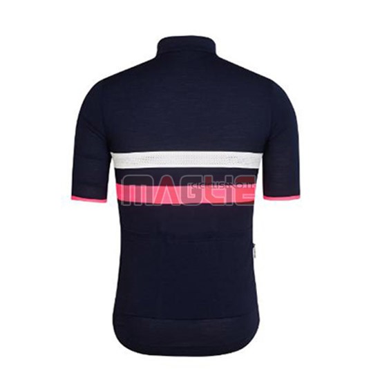 Maglia Rapha Manica Corta 2018Blu Scuro e Rosa