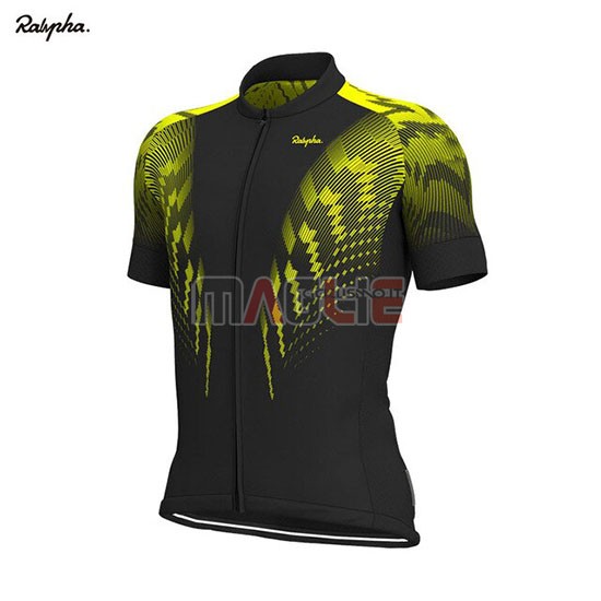 Maglia Rapha Manica Corta 2019 Nero Giallo - Clicca l'immagine per chiudere