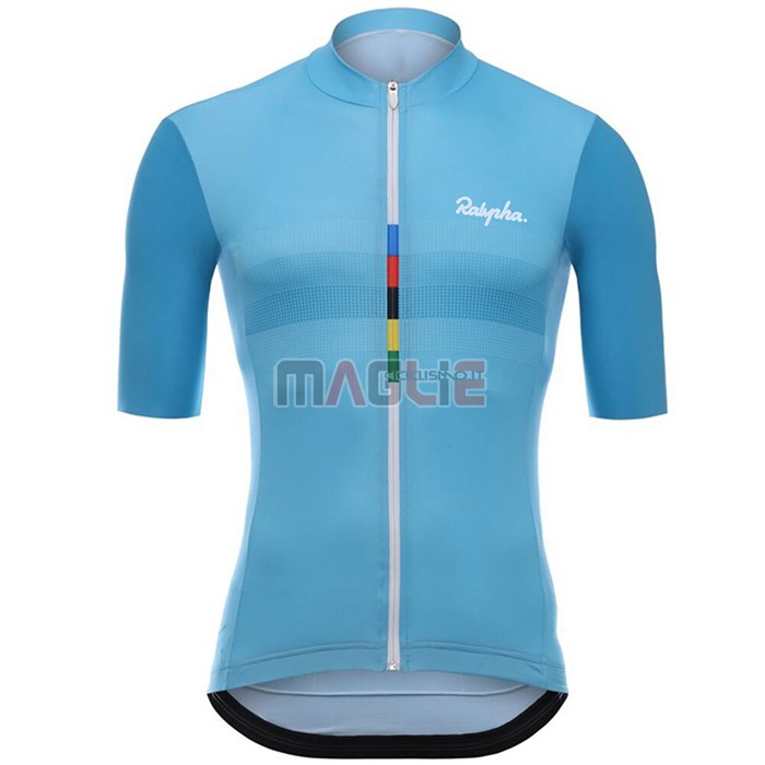 Maglia Rapha Manica Corta 2020 Azzurro