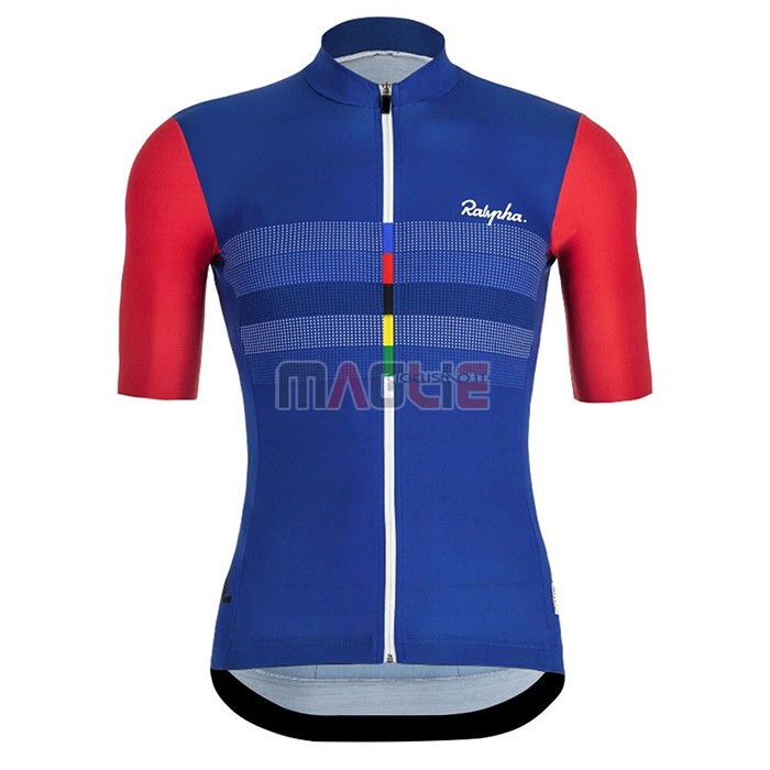 Maglia Rapha Manica Corta 2020 Rosso Blu