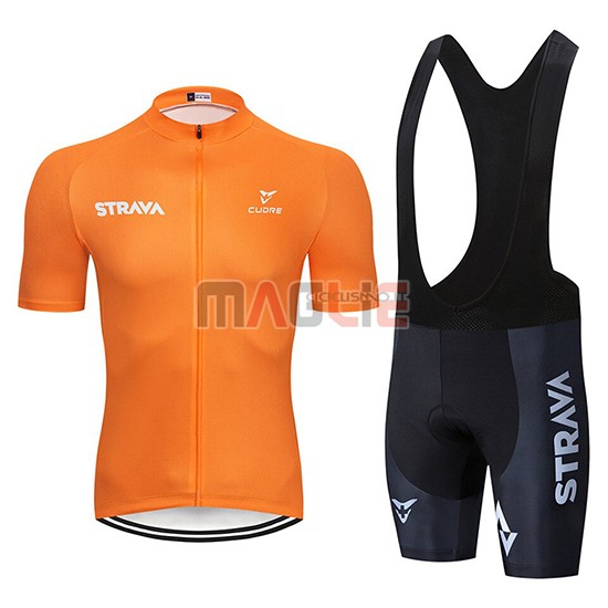 Maglia STRAVA Manica Corta 2019 Arancione - Clicca l'immagine per chiudere