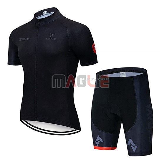 Maglia STRAVA Manica Corta 2019 Nero - Clicca l'immagine per chiudere