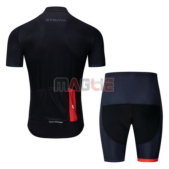 Maglia STRAVA Manica Corta 2019 Nero - Clicca l'immagine per chiudere