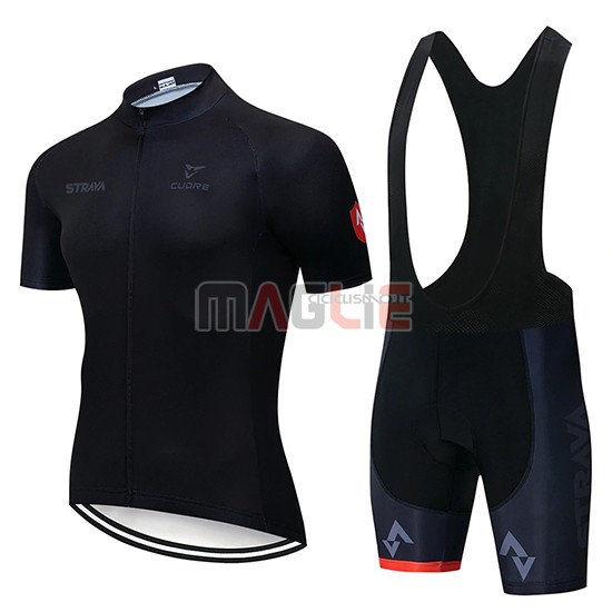 Maglia STRAVA Manica Corta 2019 Nero - Clicca l'immagine per chiudere