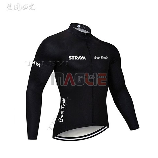 Maglia STRAVA Manica Lunga 2019 Nero