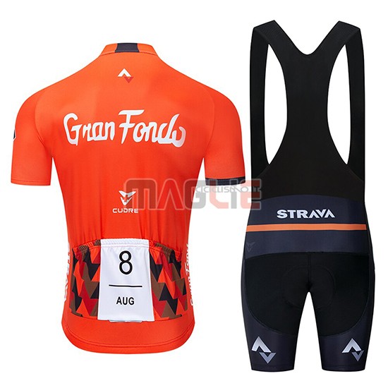 Maglia STRAVA Manica Corta 2019 Arancione