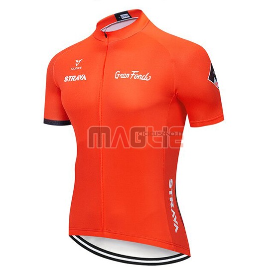 Maglia STRAVA Manica Corta 2019 Arancione - Clicca l'immagine per chiudere