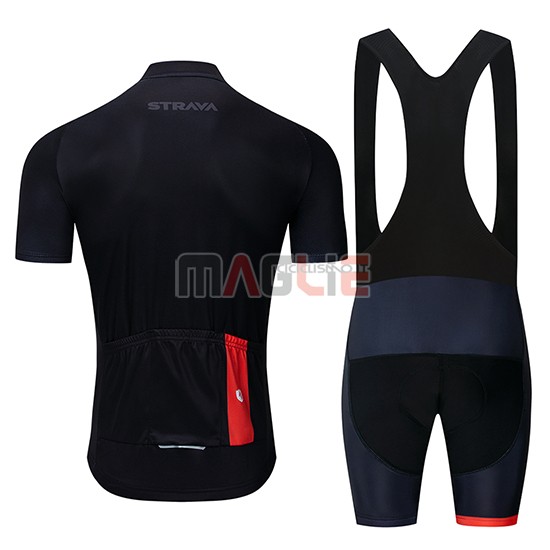 Maglia STRAVA Manica Corta 2019 Nero - Clicca l'immagine per chiudere