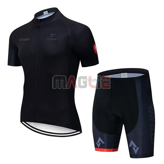 Maglia STRAVA Manica Corta 2019 Nero