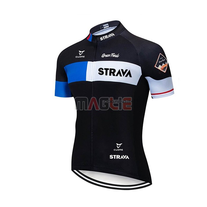 Maglia STRAVA Manica Corta 2020 Nero - Clicca l'immagine per chiudere