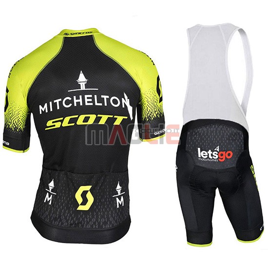 2018 Maglia Mitchelton Scott Nero