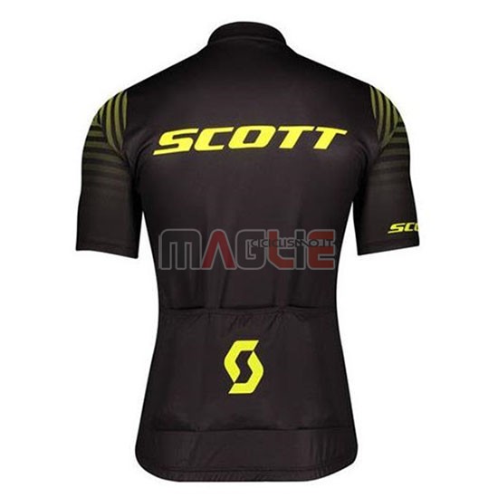 Maglia Scott Manica Corta 2020 Nero Giallo