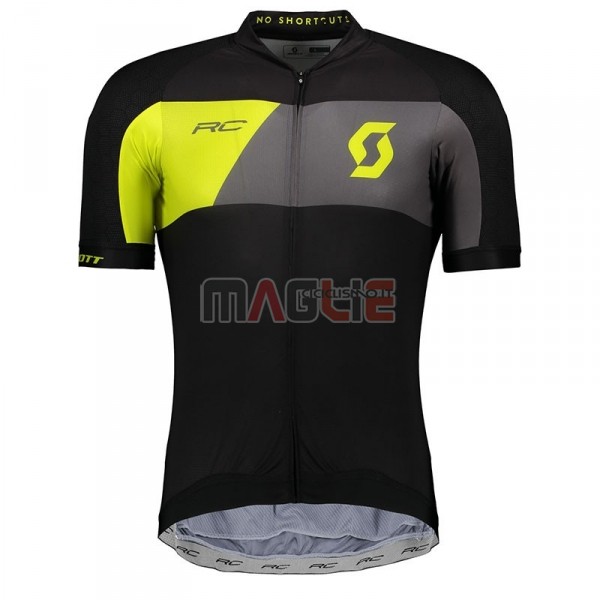 Maglia Castelli Manica Corta 2018 Nero Grigio Giallo - Clicca l'immagine per chiudere