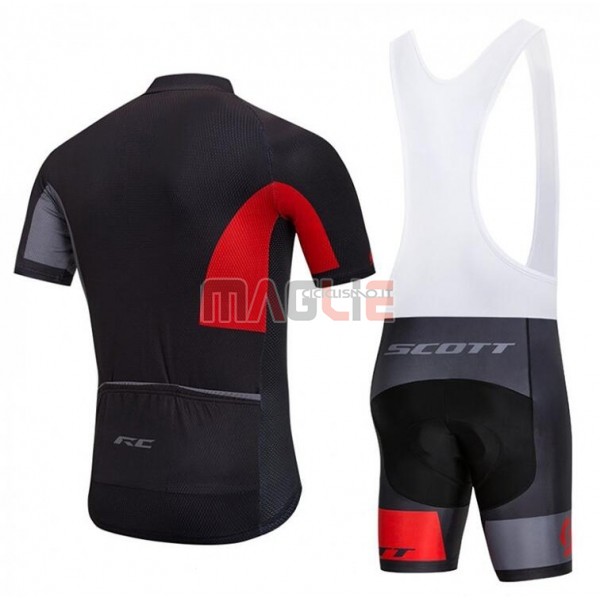 Maglia Castelli Manica Corta 2018 Nero Grigio Rosso