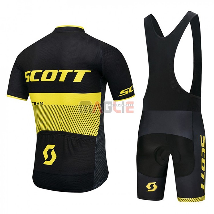 Maglia Scott Manica Corta 2018 Nero e Giallo