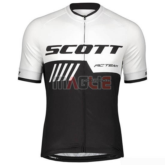 Maglia Scott Manica Corta 2019 Nero Bianco