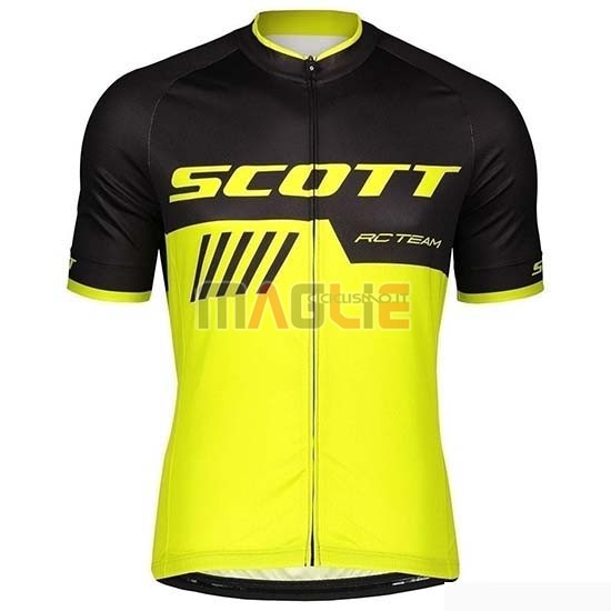 Maglia Scott Manica Corta 2019 Nero Giallo - Clicca l'immagine per chiudere