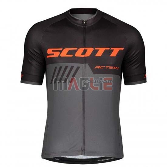 Maglia Scott Manica Corta 2019 Nero Grigio