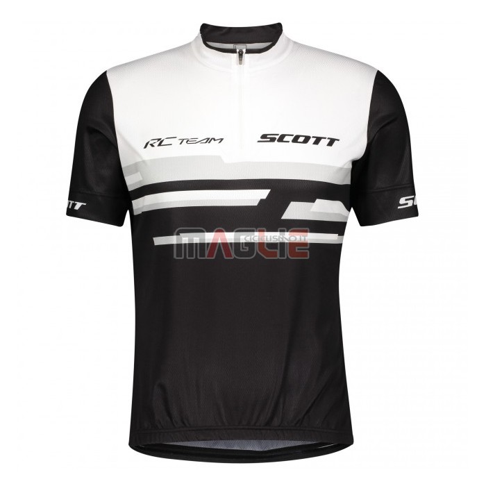 Maglia Scott Manica Corta 2021 Bianco Nero