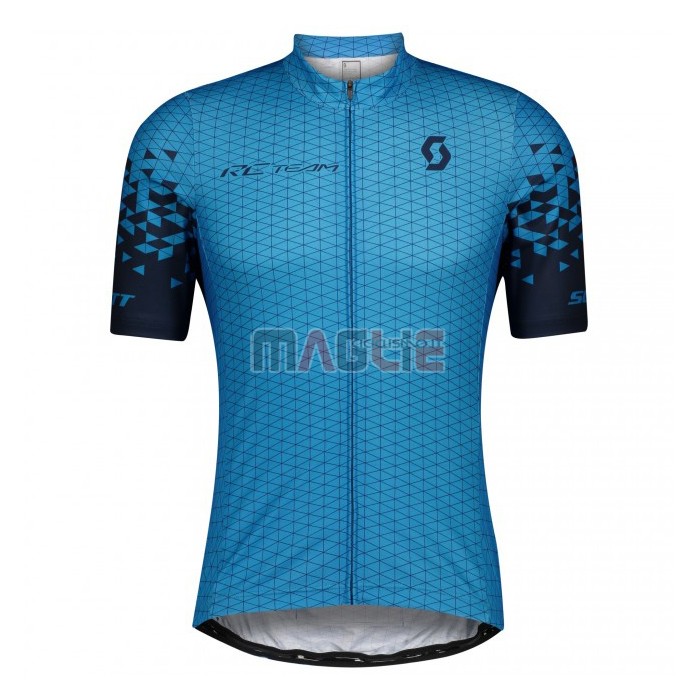 Maglia Scott Manica Corta 2021 Blu