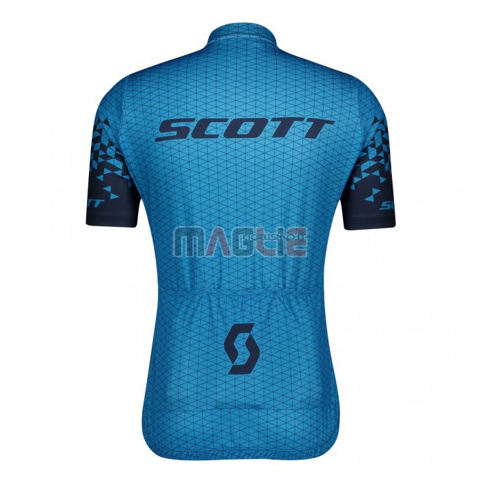 Maglia Scott Manica Corta 2021 Blu