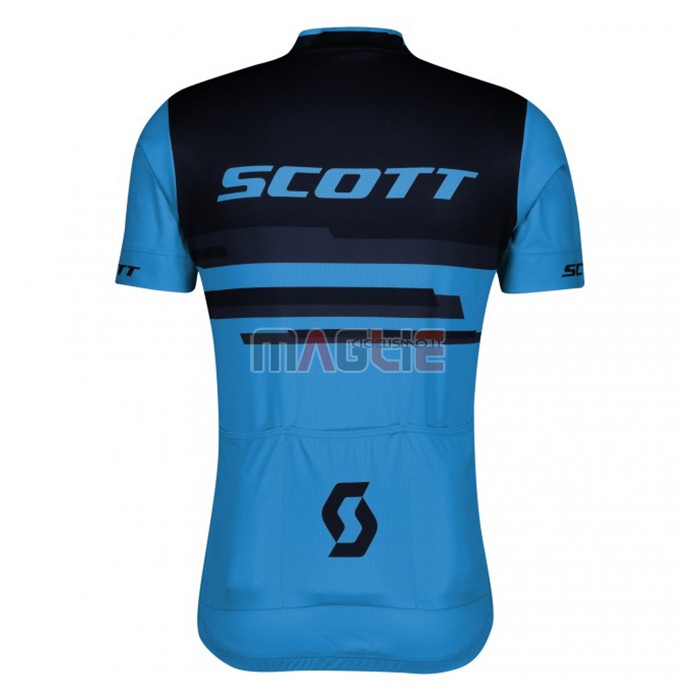 Maglia Scott Manica Corta 2021 Blu Nero