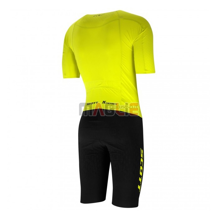 Maglia Scott Manica Corta 2021 Giallo