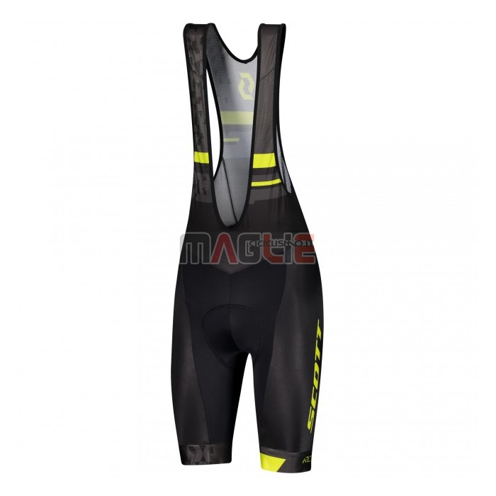 Maglia Scott Manica Corta 2021 Giallo Nero