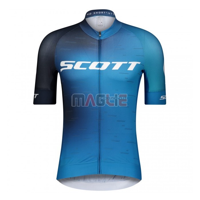 Maglia Scott Manica Corta 2021 Nero Blu