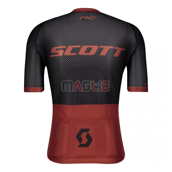 Maglia Scott Manica Corta 2021 Spento Arancione
