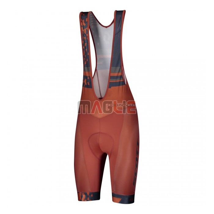 Maglia Scott Manica Corta 2021 Spento Blu Arancione