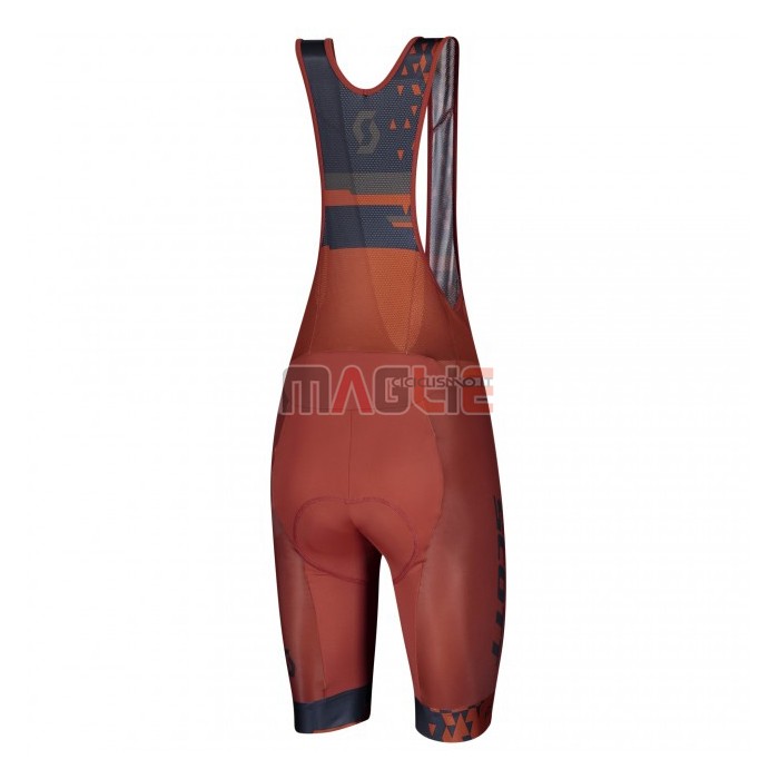 Maglia Scott Manica Corta 2021 Spento Blu Arancione