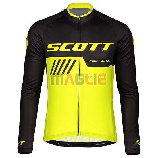 Maglia Scott Manica Lunga 2019 Nero Giallo