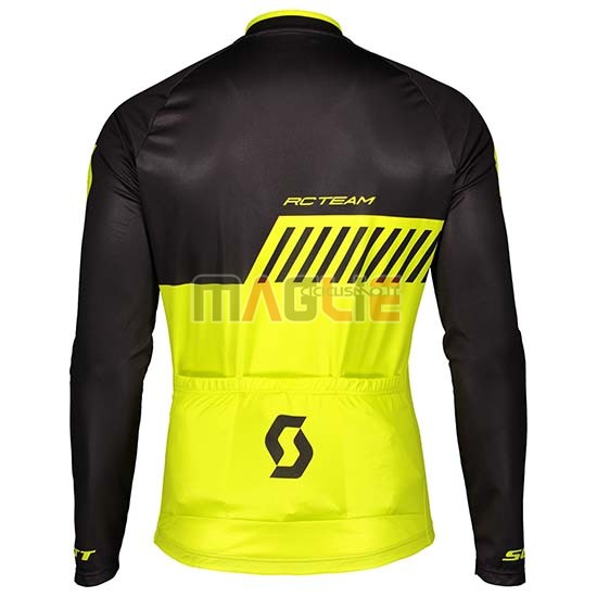 Maglia Scott Manica Lunga 2019 Nero Giallo