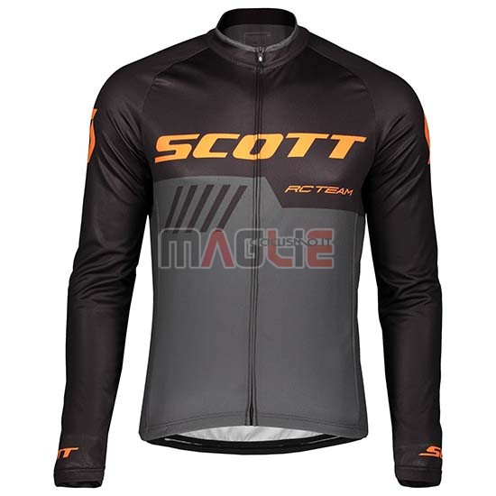 Maglia Scott Manica Lunga 2019 Nero Grigio - Clicca l'immagine per chiudere